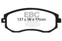 EBC Bremsbeläge Set GreenStuff vorn - Subaru/ Toyota...