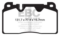 EBC Front Brake Pad Set GreenStuff - Audi/ Porsche Models
