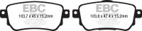EBC Bremsbeläge Set GreenStuff hinten - Renault Modelle