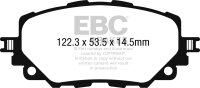 EBC Front Brake Pad Set GreenStuff - Fiat/ Mazda Models