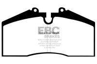 EBC Rear Brake Pad Set RedStuff - Porsche Models