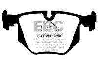 EBC Rear Brake Pad Set RedStuff - BMW/ Maserati Models