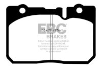 EBC Front Brake Pad Set RedStuff - Lexus Models