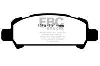 EBC Bremsbeläge Set RedStuff hinten - Subaru Modelle