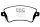 EBC Front Brake Pad Set RedStuff - Toyota Models