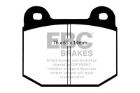 EBC Rear Brake Pad Set RedStuff - Maserati/ MG/ Nissan//...