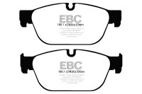 EBC Front Brake Pad Set RedStuff - Citroen/ Peugeot Models