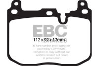 EBC Front Brake Pad Set RedStuff - BMW Models