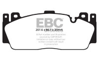EBC Front Brake Pad Set RedStuff - BMW Models