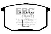 EBC Rear Brake Pad Set YellowStuff - Lotus Models