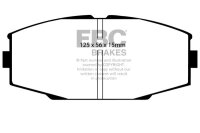 EBC Front Brake Pad Set YellowStuff - Toyota Models