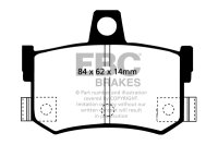 EBC Rear Brake Pad Set YellowStuff - Ariel/ GTM/ MG/...