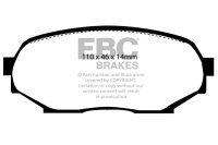 EBC Front Brake Pad Set YellowStuff - Mazda Models