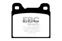 EBC Rear Brake Pad Set YellowStuff - Volvo Models