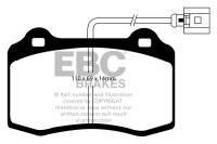 EBC Front Brake Pad Set YellowStuff - Seat Models