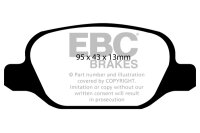 EBC Rear Brake Pad Set YellowStuff - Abarth/ Fiat/ Lancia...