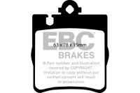 EBC Rear Brake Pad Set YellowStuff - Mercedes Models