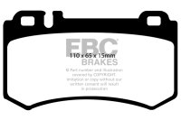 EBC Rear Brake Pad Set YellowStuff - Mercedes Models