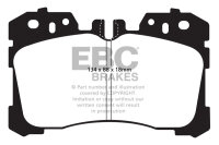 EBC Front Brake Pad Set YellowStuff - Lexus/ Toyota Models