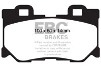 EBC Rear Brake Pad Set YellowStuff - Infiniti/ Nissan Models