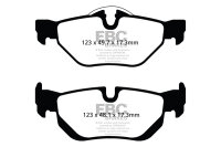 EBC Rear Brake Pad Set YellowStuff - BMW Models