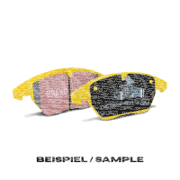 EBC Bremsbeläge Set YellowStuff hinten - Porsche/ VW Modelle
