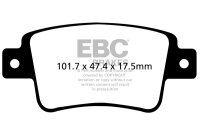 EBC Rear Brake Pad Set YellowStuff - Abarth/ Fiat Models