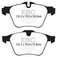 EBC Front Brake Pad Set YellowStuff - Jaguar Models