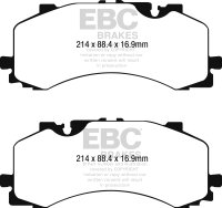 EBC Front Brake Pad Set YellowStuff - Audi/ VW Models