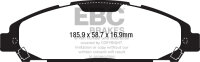 EBC Front Brake Pad Set YellowStuff - Ford Models