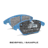 EBC Rear Brake Pad Set BlueStuff B - Ford Models
