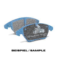 EBC Bremsbeläge Set BlueStuff hinten - Grinnall/...