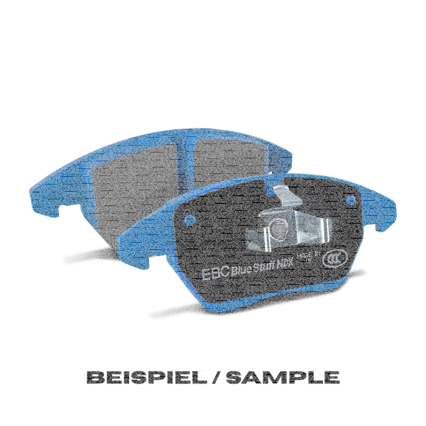 EBC Front Brake Pad Set BlueStuff NDX - Ac/ Austin/ Austin Healey/ Dove/ Fairthorpe/ Ford/ Gilbern/ Lotus/ Marcos/ MG/ Morgan/ Morris/ Reliant/ Rover/ Standard/ Sunbeam/ Trident/ Triumph/ TVR/ Vauxhall/ Wolseley Models
