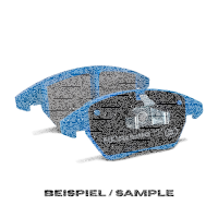 EBC Front Brake Pad Set BlueStuff - Mazda Models