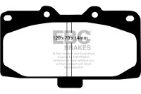 EBC Front Brake Pad Set BlueStuff - Mitsubishi/ Nissan// Subaru/ Toyota Models