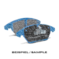 EBC Bremsbeläge Set BlueStuff vorn - Alpine/...