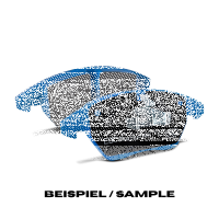 EBC Bremsbeläge Set BlueStuff vorn - Alpine/...