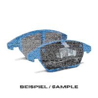 EBC Front Brake Pad Set BlueStuff - Ford Models