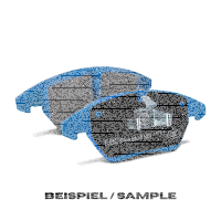 EBC Front Brake Pad Set BlueStuff NDX - Ford Models