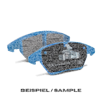 EBC Front Brake Pad Set BlueStuff - Audi/ Porsche/ VW Models