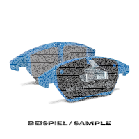 EBC Rear Brake Pad Set BlueStuff NDX - Porsche/ VW Models
