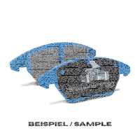 EBC Bremsbeläge Set BlueStuff vorn - BMW Modelle