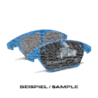 EBC Front Brake Pad Set BlueStuff - Porsche Models