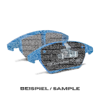 EBC Rear Brake Pad Set BlueStuff - Jaguar Models