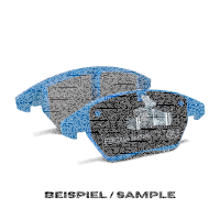 EBC Rear Brake Pad Set BlueStuff - Ford Models