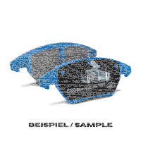 EBC Front Brake Pad Set BlueStuff - Porsche Models