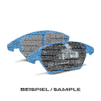 EBC Front Brake Pad Set BlueStuff - Porsche Models