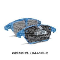 EBC Bremsbeläge Set BlueStuff hinten - Tesla Modelle