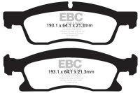 EBC Front Brake Pad Set GreenStuff - Dodge Models
