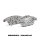 EBC Rear Brake Pad Set RP-1 - Dodge/ Ford/ Alfa Romeo/ Cadillac/ Chevrolet/ Ford/ Ford Fpv/ Honda/ Lancia/ Maserati/ Mitsubishi/ Opel/ Renault/ Saab/ Subaru/ Tesla/ Toyota/ Vauxhall/ Volvo Models